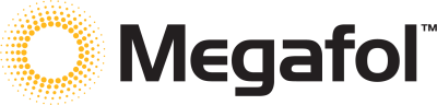 Sarı güneş simgesi ve siyah “Megafol” yazılı logo