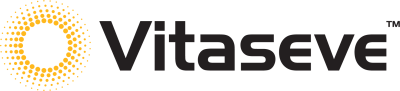 Vitaseve logosu; sarı noktalı halka ve siyah yazı