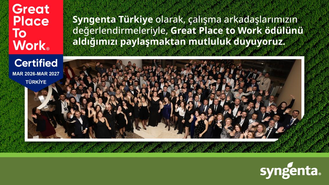 Great place to work Syngenta