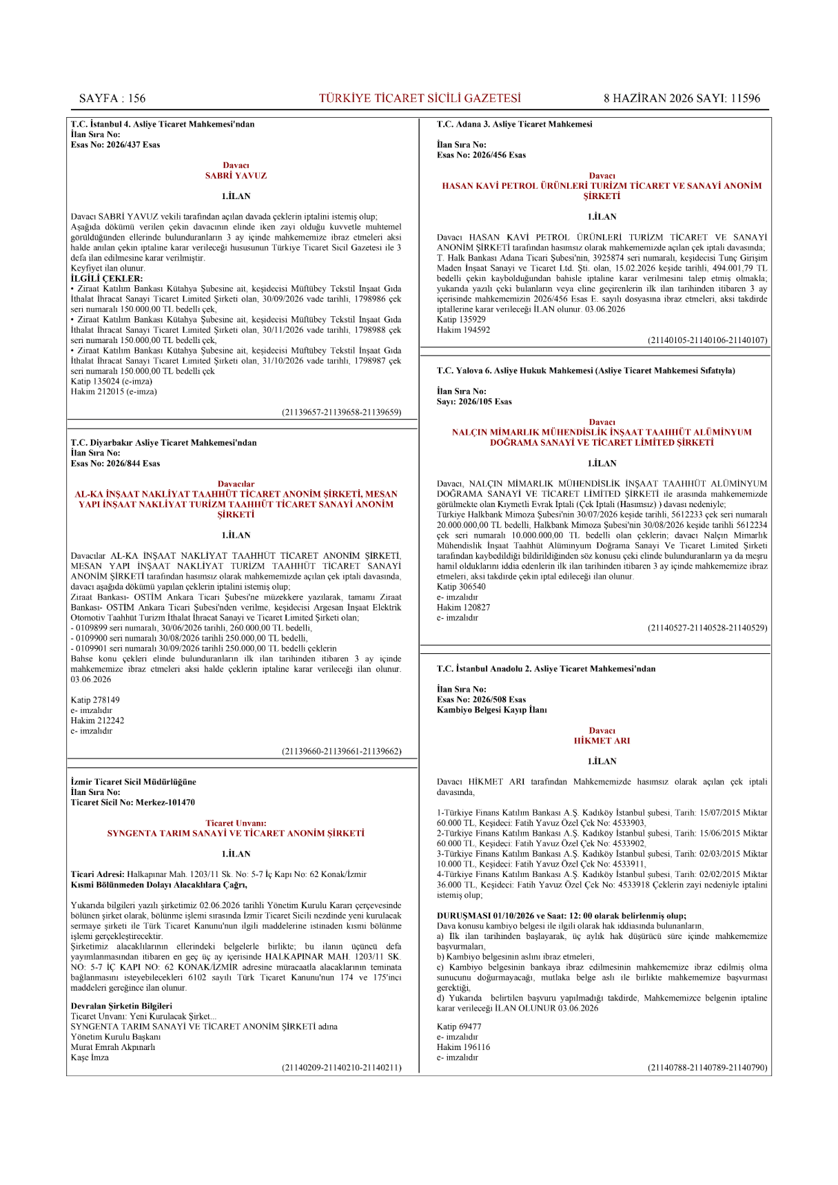 for creditors